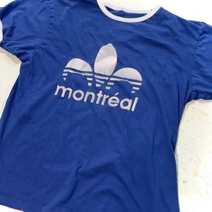 ❤️FREE ADD❤️ VINTAGE Montreal Ringer T-Shirt